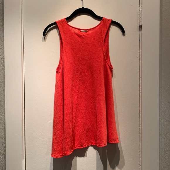 Michael Kors Red Linen Sleeveless A-Line Tunic - Picture 8 of 13